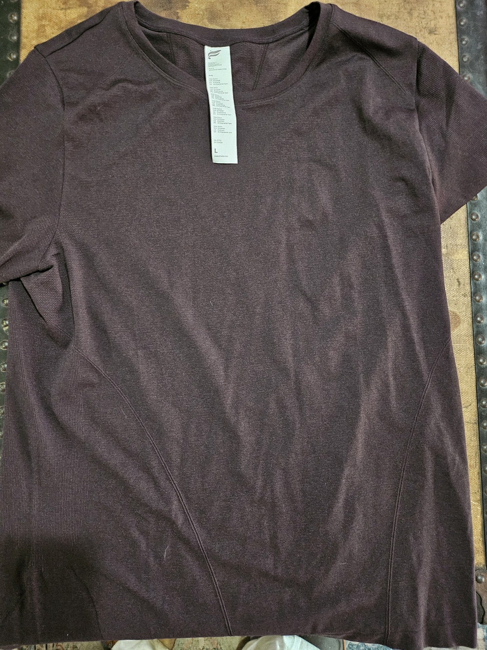 Crew Neck Short Sleeve Shirt - Plum Lululemon